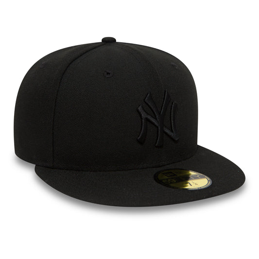 59Fifty Black On Black - New York Yankees Black On Black