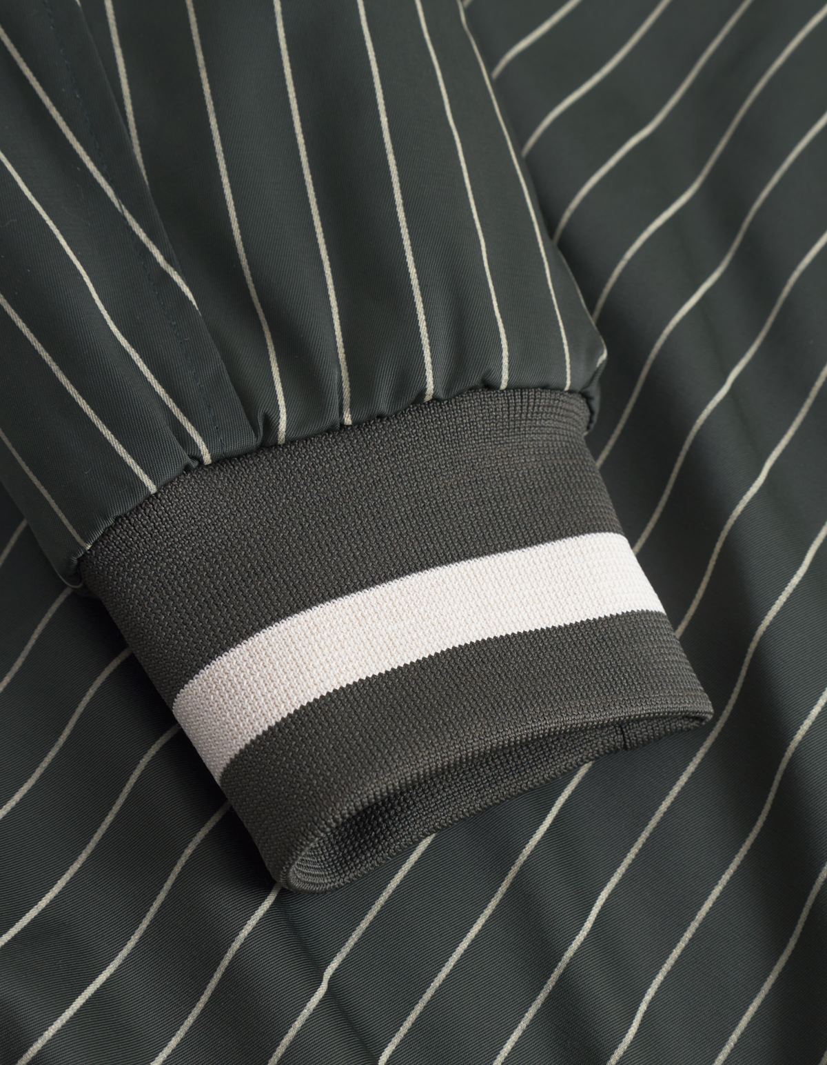 Varsity Tech Pinstripe Jacket - Duffel Bag