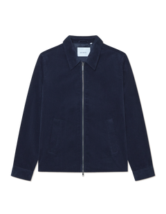 Marchall Corduroy Coach Jacket - Dark Navy