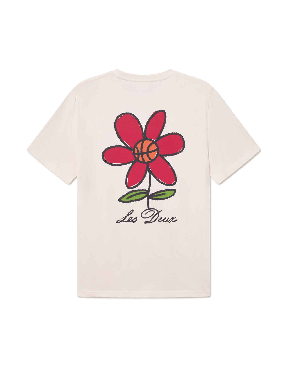 Flower Basket T-Shirt - Ivory