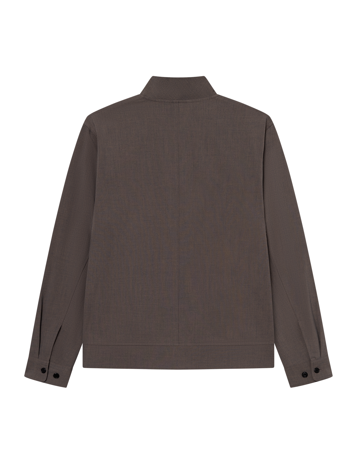 Como Reg Light Twill Bomber Jacket - Mountain Grey Brown