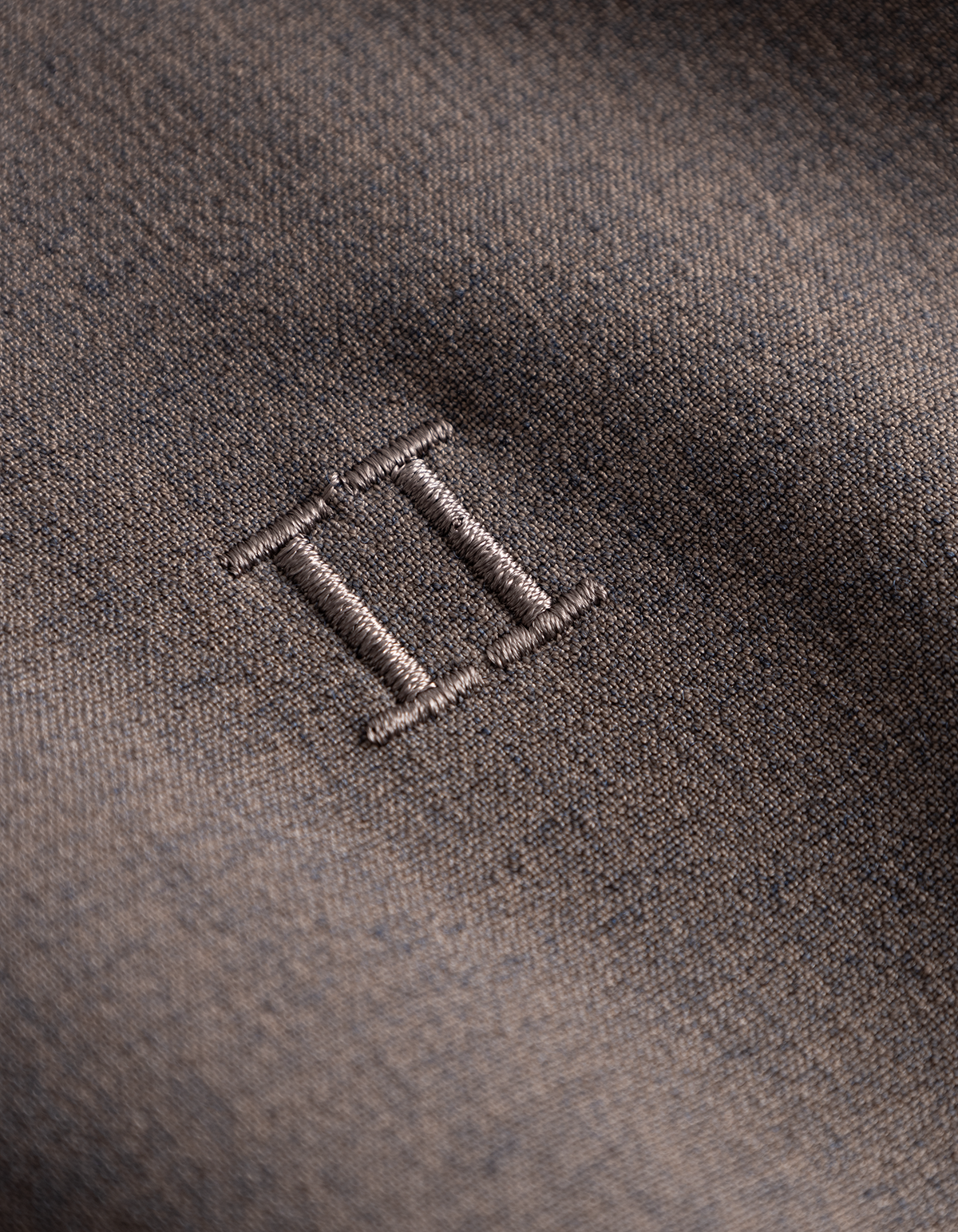 Como Reg Light Twill Bomber Jacket - Mountain Grey Brown