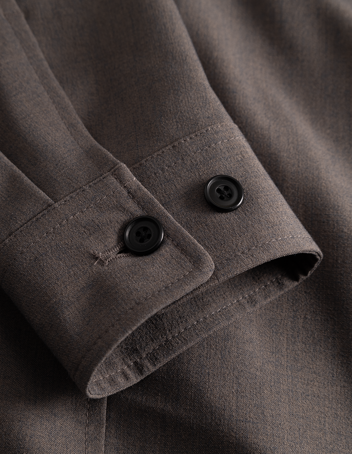 Como Reg Light Twill Bomber Jacket - Mountain Grey Brown