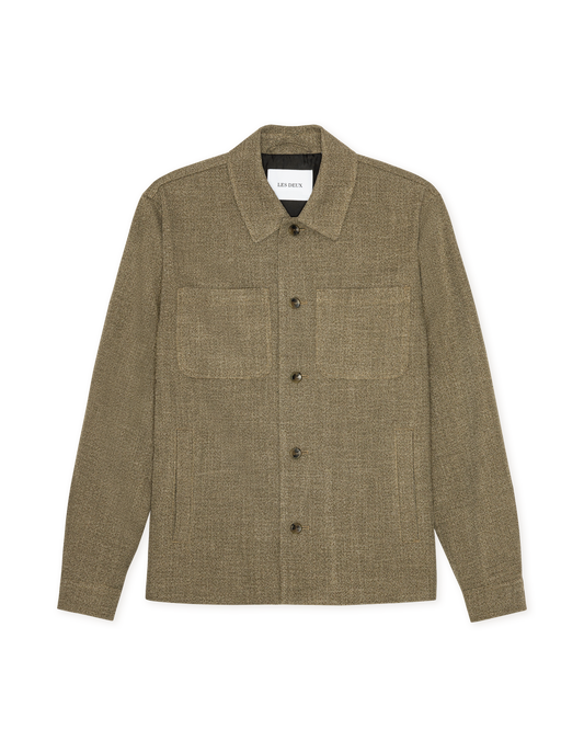 Marseille Melange Jacket - Teak Brown