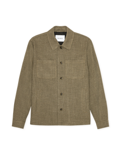 Marseille Melange Jacket - Teak Brown