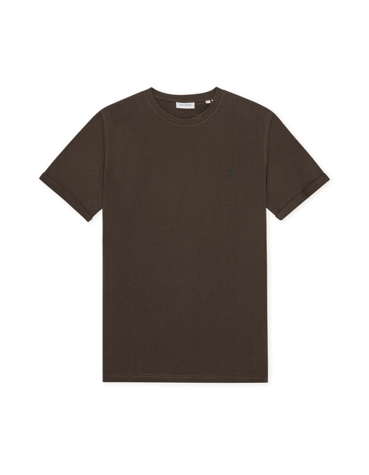 Norregaard Contrast T-Shirt - Turkish Coffee Brown