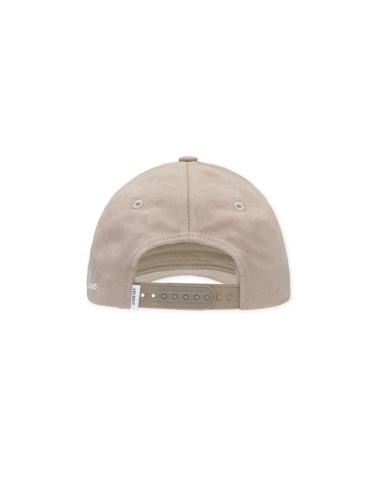 Encore Suede Baseball Cap - Dark Sand