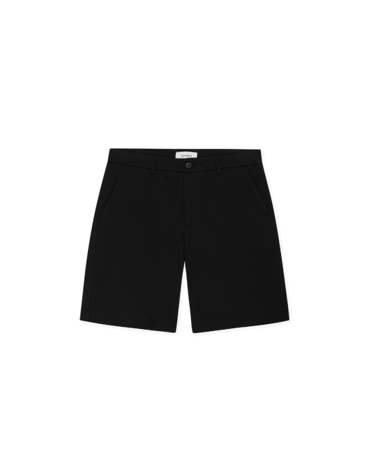 Como Regular Solid Shorts - Black