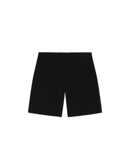 Como Regular Solid Shorts - Black