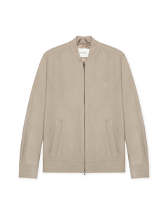 Como Regular Bomber Jacket - Laurel Oak Sand