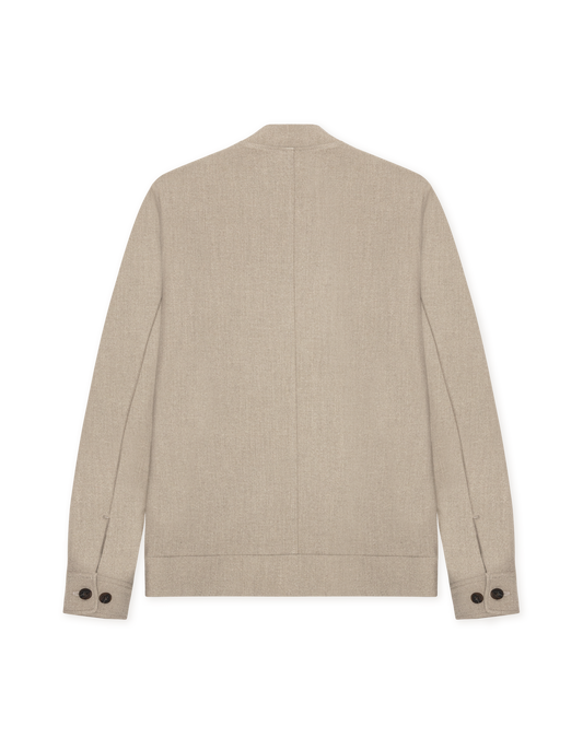 Como Regular Bomber Jacket - Laurel Oak Sand