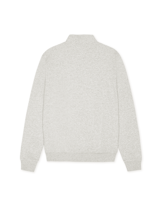 Brady Emblem Half-Zip Sweatshirt - Snow Melange