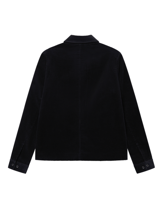 Marchall Corduroy Coach Jacket - Black