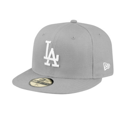 59Fifty MLB Basic - Los Angeles Dodgers Gray