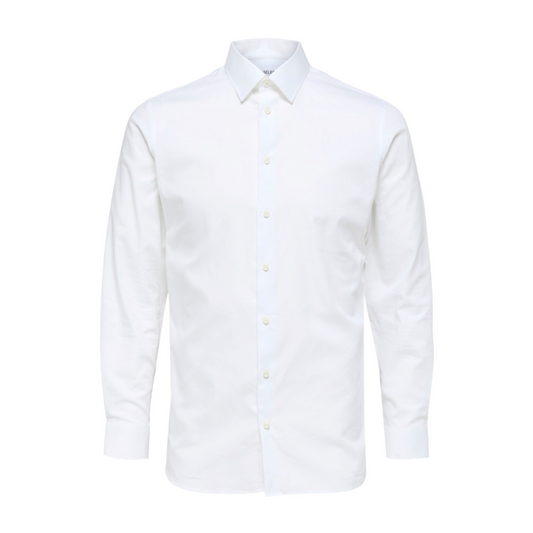 Slim Ethan Long-sleeve Shirt - Bright White