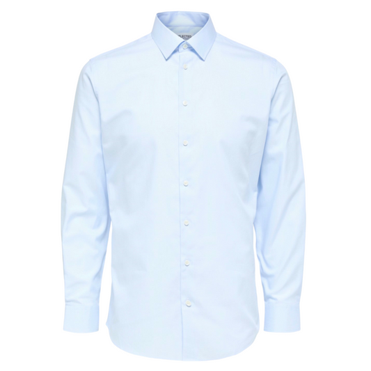 Slim Ethan Shirt Long-Sleeve - Light Blue