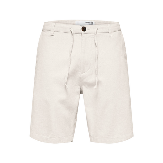 Comfort Brody Linen Shorts - Cloud Dancer