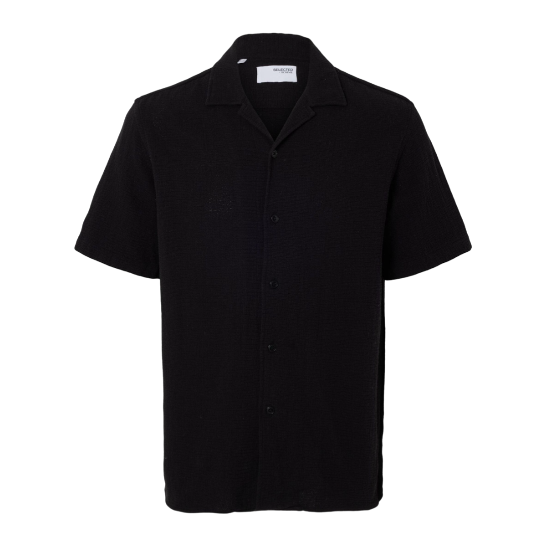 Relax Sal Short-sleeve Shirt Resort - Black