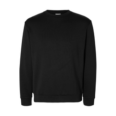 Emanuel Soft Crew Neck Sweat - Black