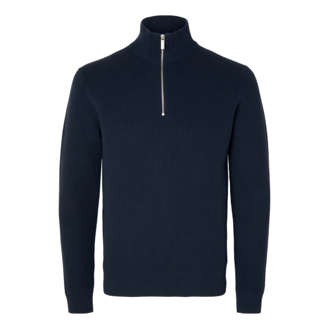Dane Knit Structure Crew - Sky Captain
