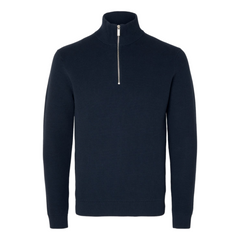 Dane Knit Structure Crew - Sky Captain