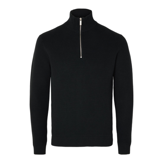 Dane Structure Zip - Black