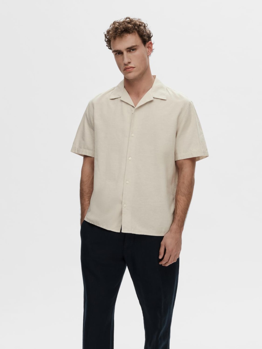 Relax New-Linen Short-Sleeve Shirt Resort - Pure Cashmere