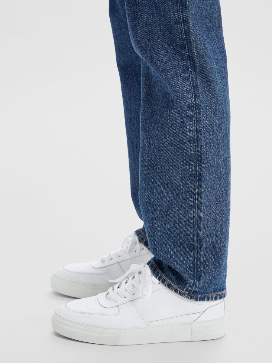 Harald Leather Sneaker - White