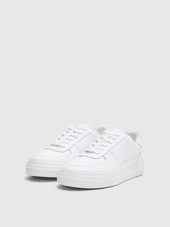 Harald Leather Sneaker - White