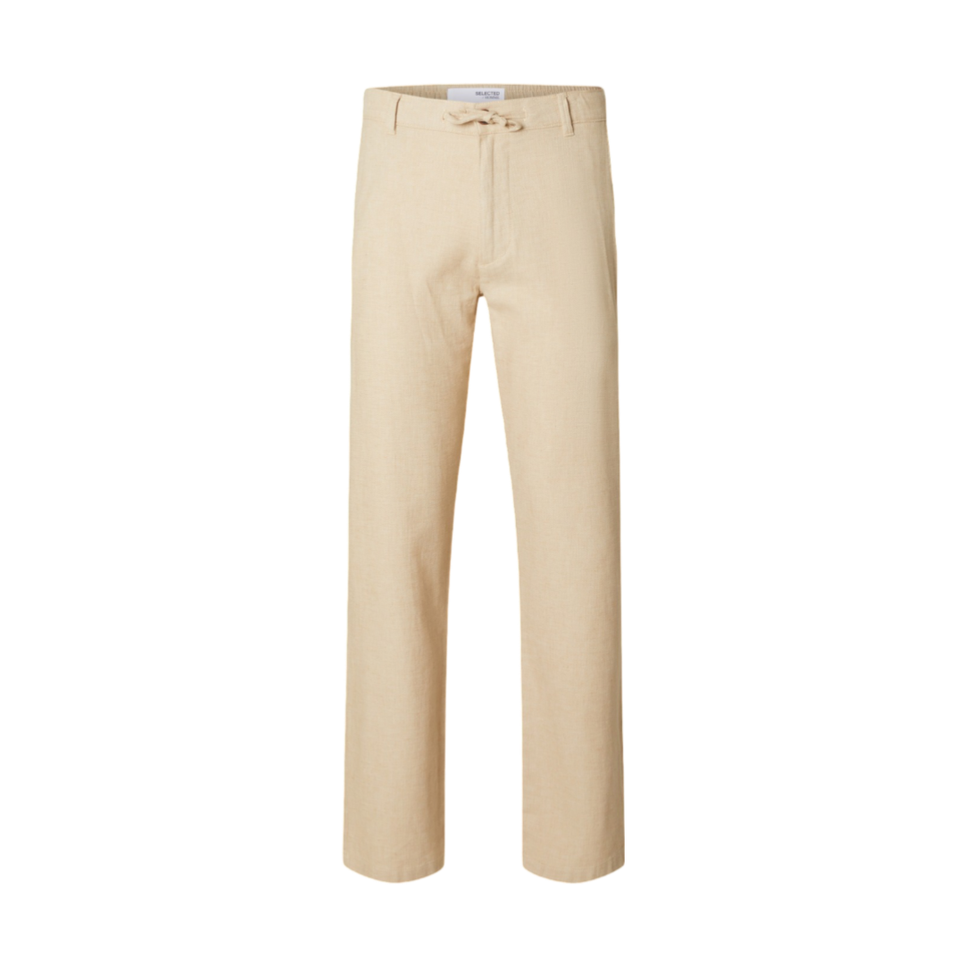 196 Straight Brody Linen Pant - Incense Mixed With Oatmeal