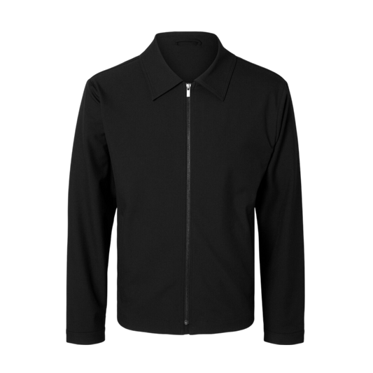 Robert Zip Jacket - Black