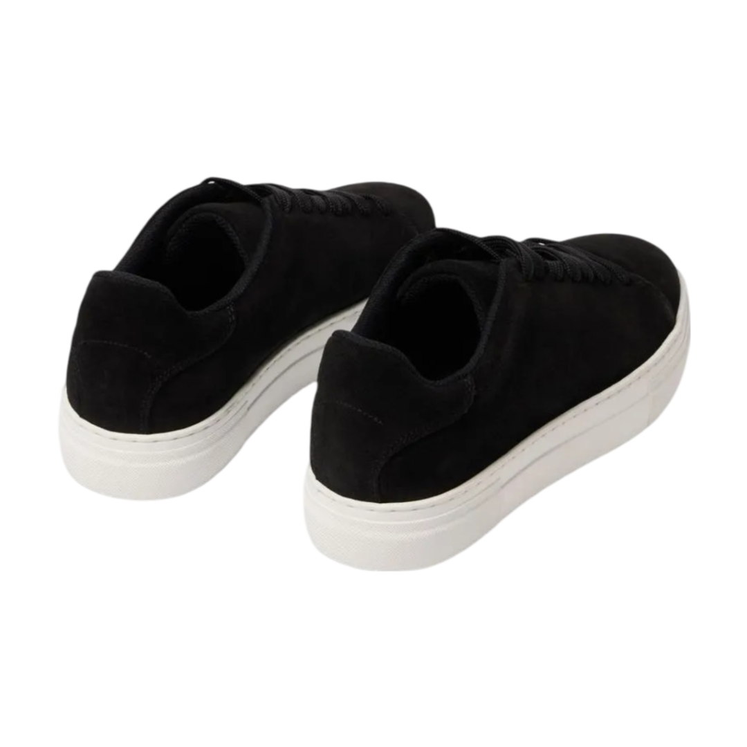 David Chunky Suede Sneaker - Black