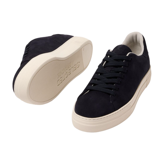 David Chunky Suede Sneaker - Dark Navy