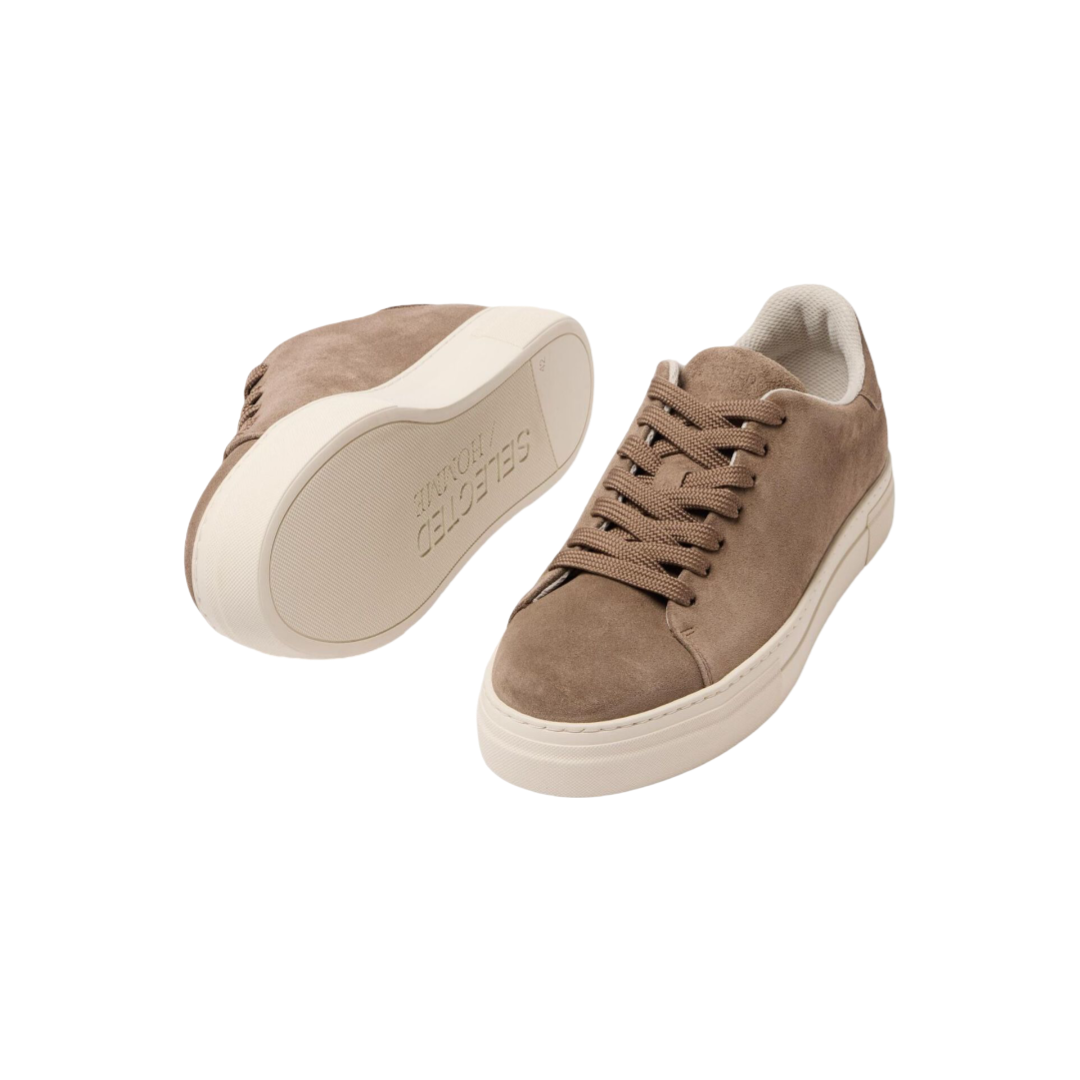 David Chunky Suede Sneaker - Greige