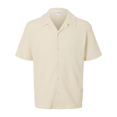 Relax Bane Short-sleeve Jersey Shirt - Egret