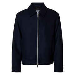 Philip Wool Blend Jacket - Sky Captain