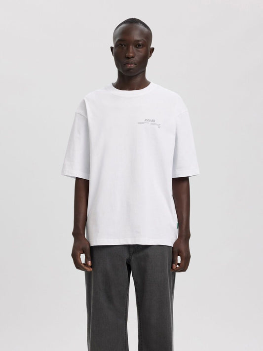 Okholm Logo Short-sleeve O-Neck Tee - Brilliant White