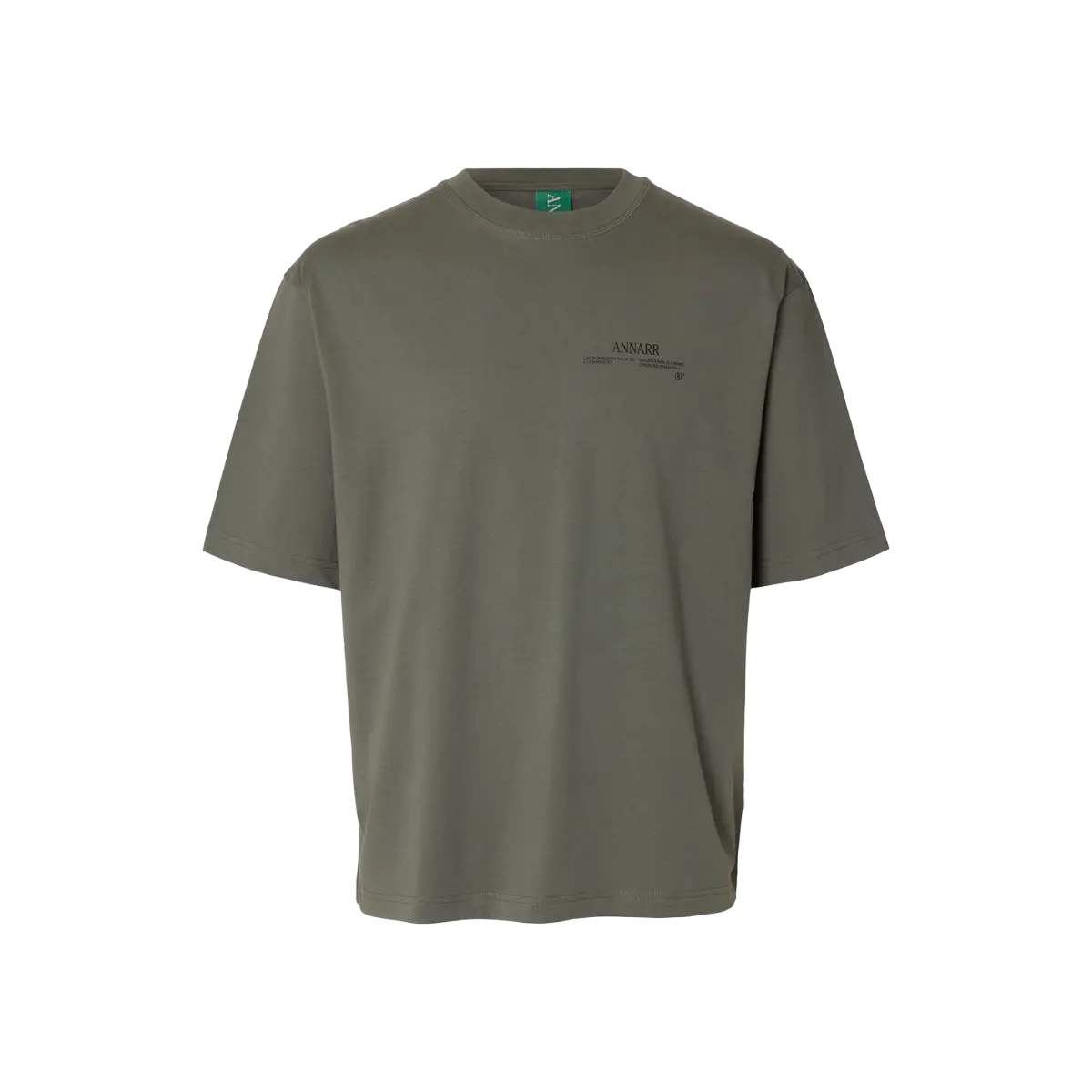 Okholm Logo Short-sleeve O-Neck Tee - Castor Gray