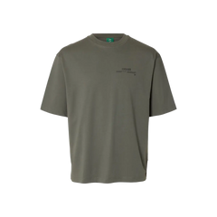 Okholm Logo Short-sleeve O-Neck Tee - Castor Gray