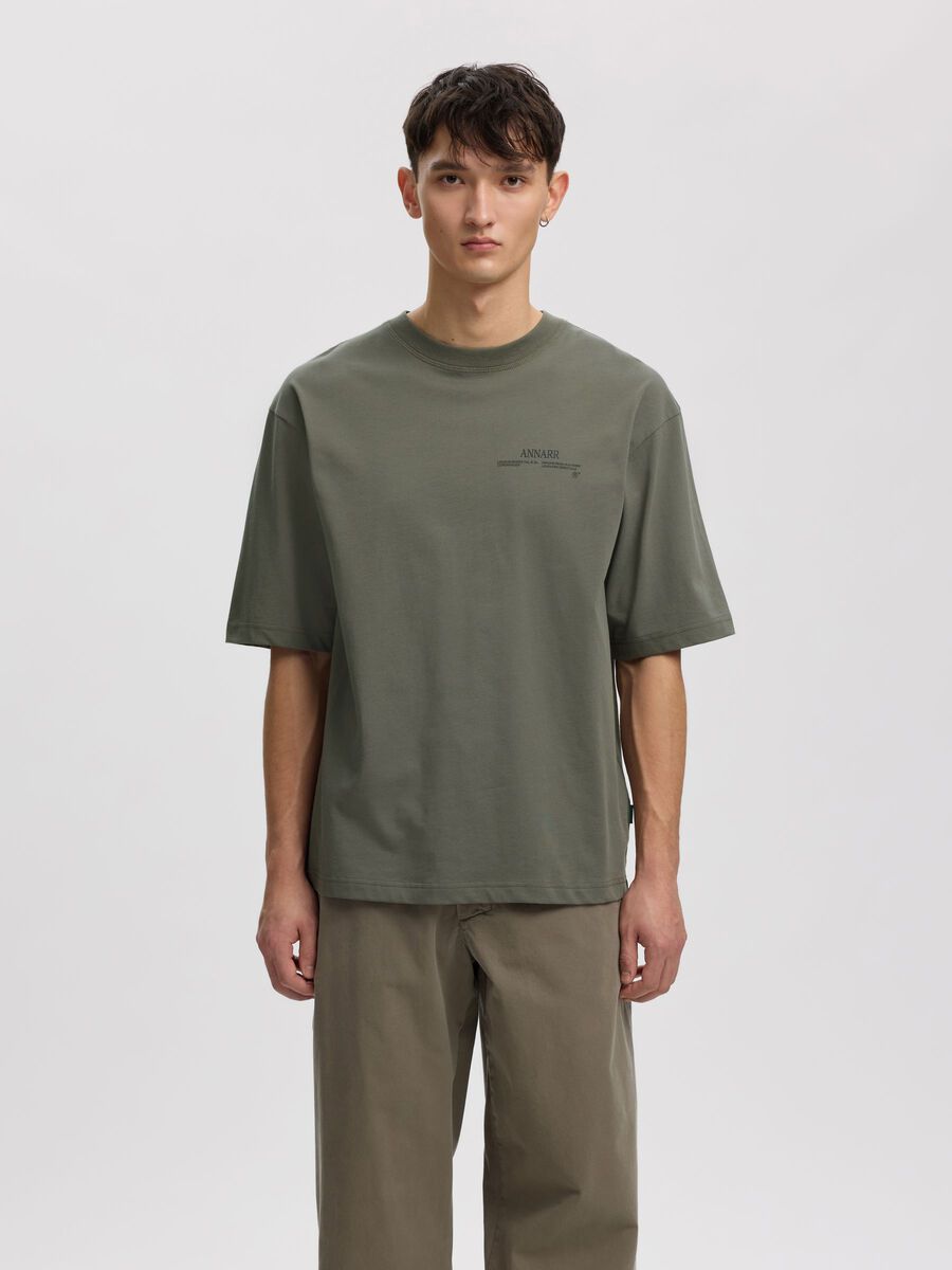 Okholm Logo Short-sleeve O-Neck Tee - Castor Gray