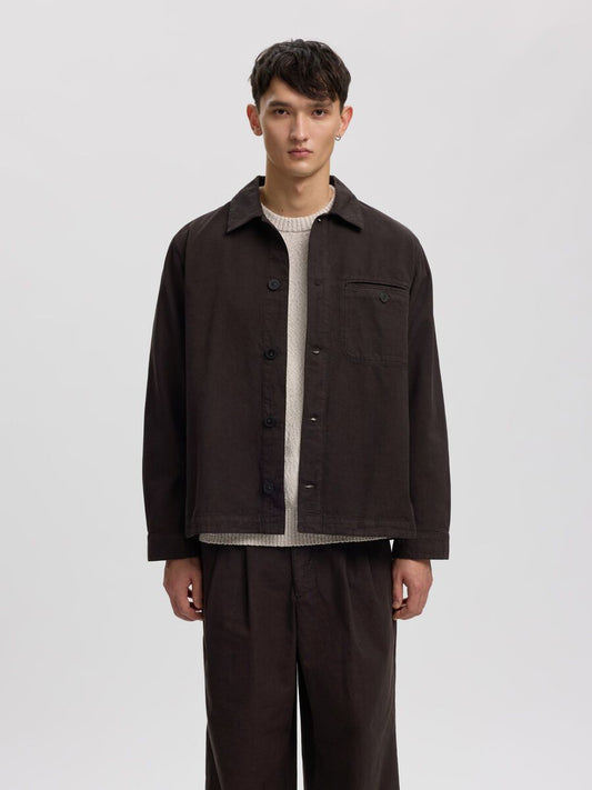 Vern Structureture Overshirt - Licorice