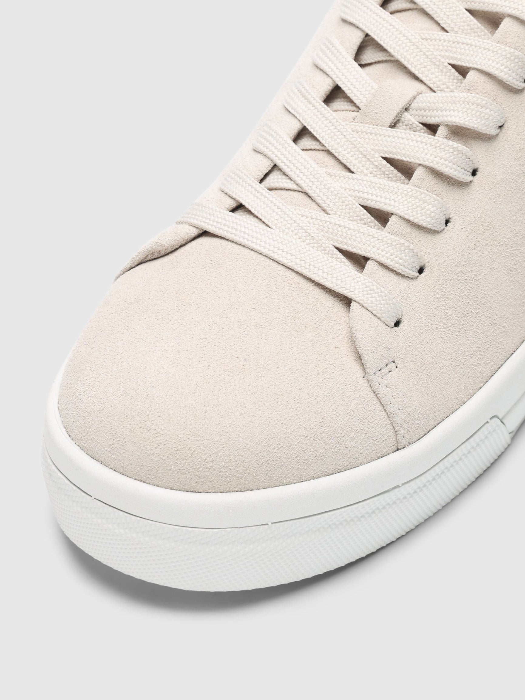 David Chunky Suede Sneaker 2.0 - White