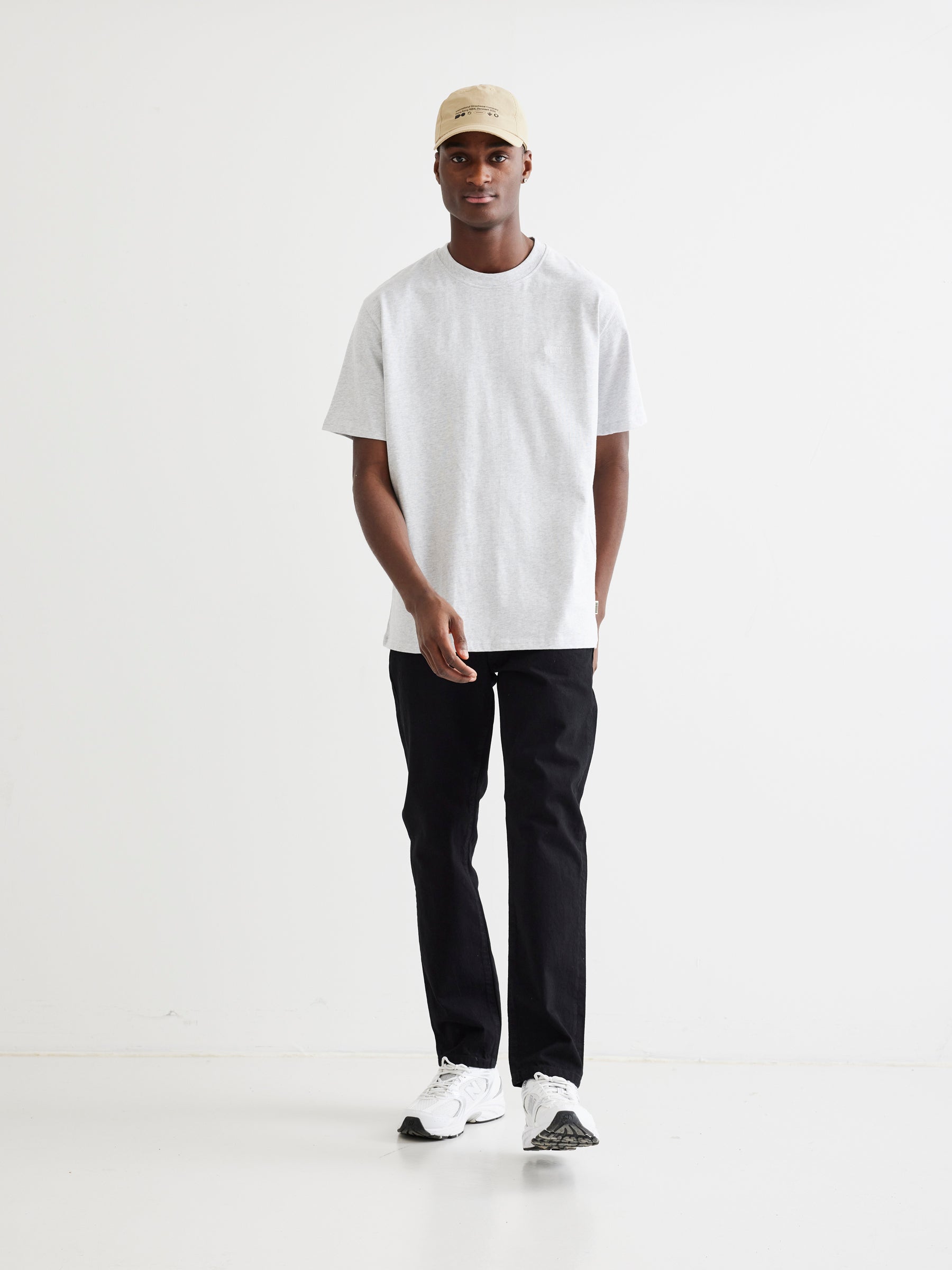 Baine Base Tee - Snow Melange