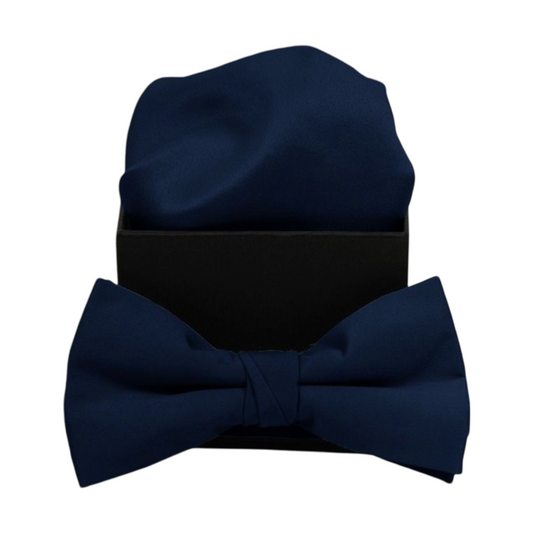 Bowtie & Hankie - Navy