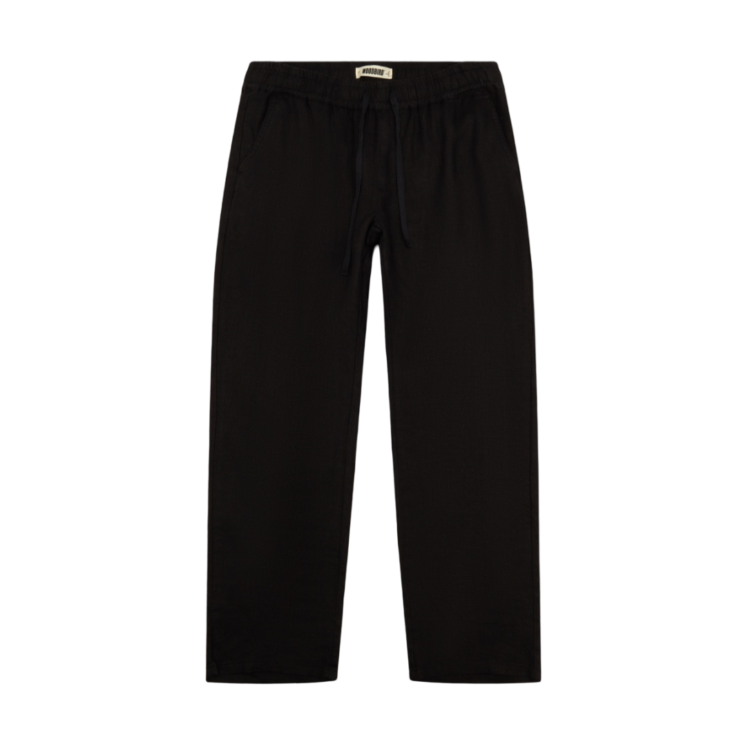 Eik Linen Pant - Black