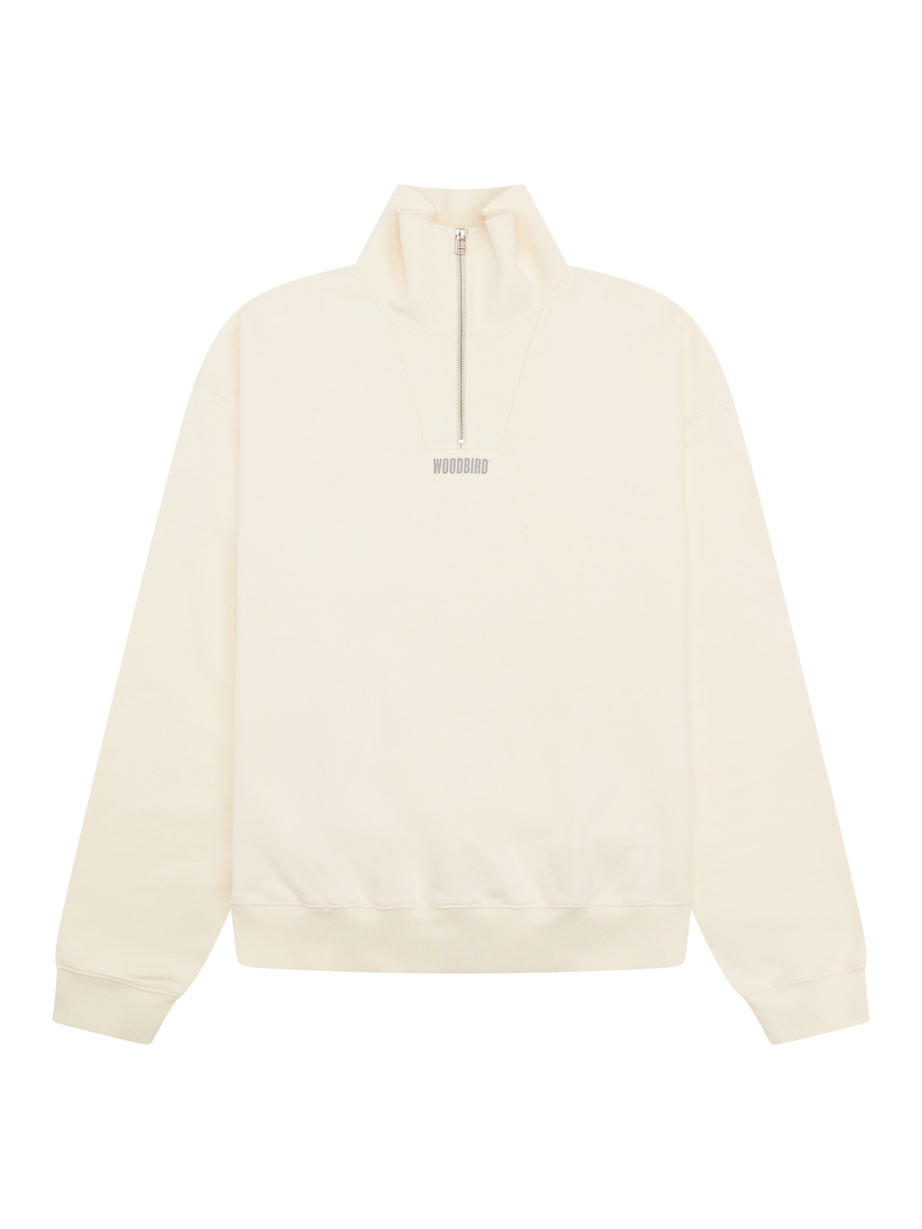 Lee Base Half Zip - Off white