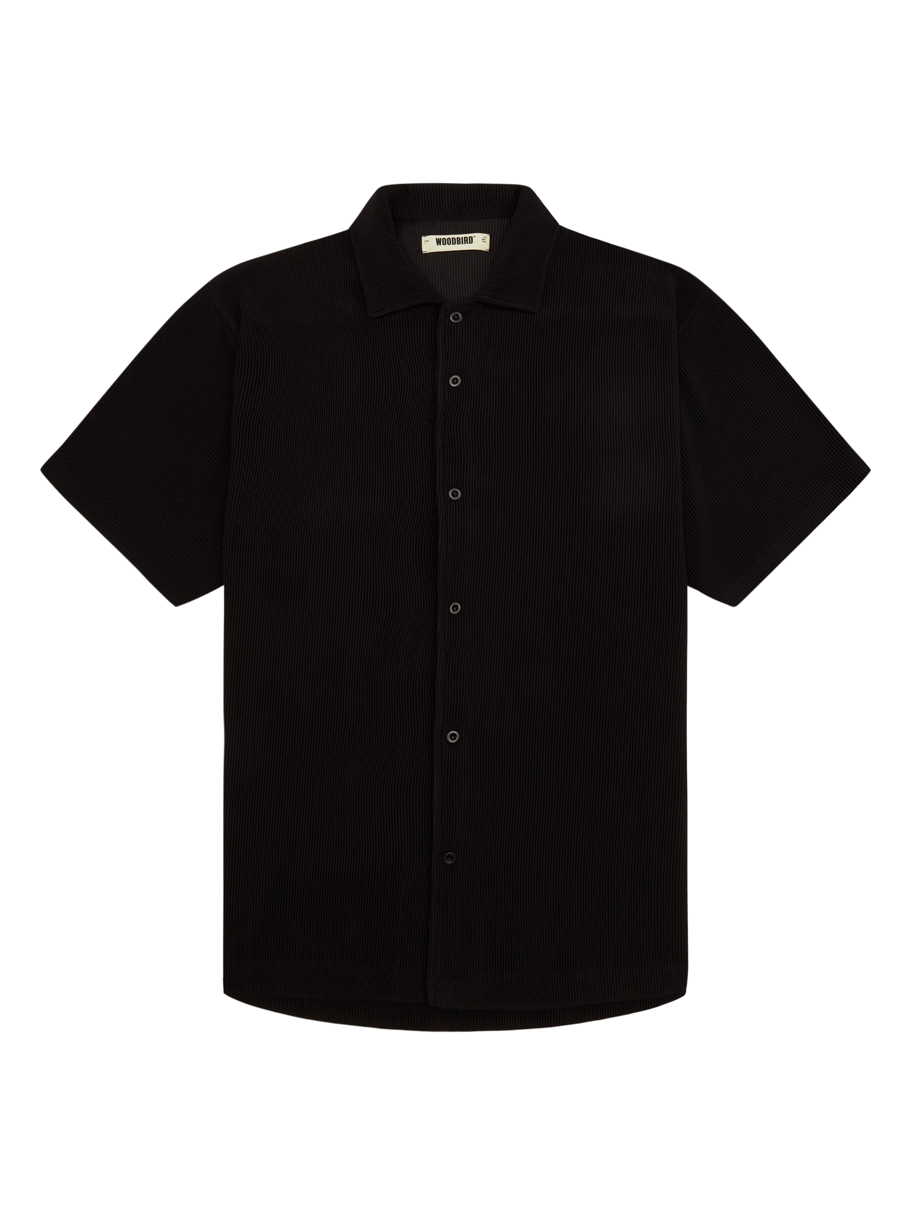 Banks Plisse Shirt - Black