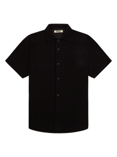 Banks Plisse Shirt - Black