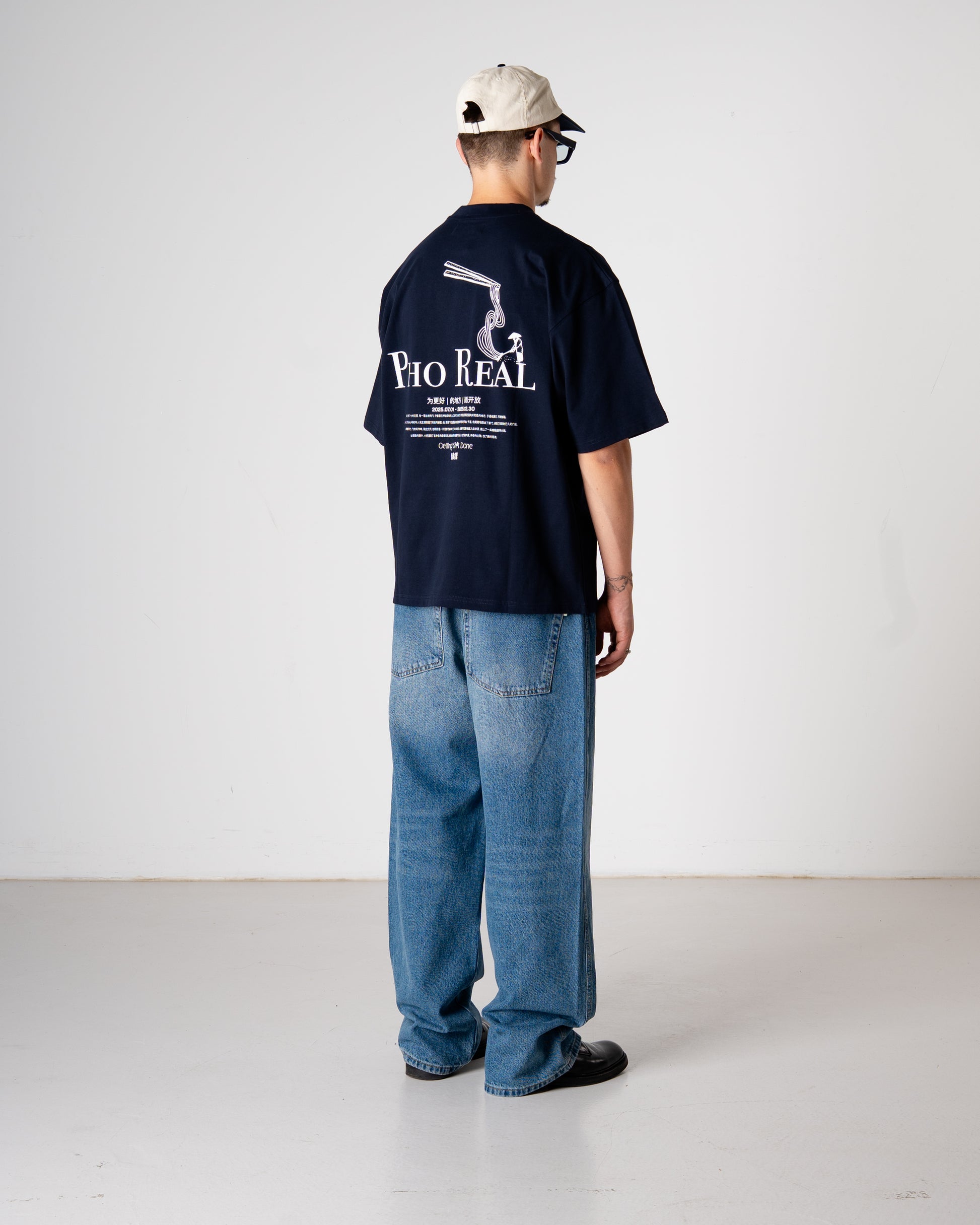 Beam Pho Tee - Dark Navy