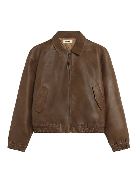 Bao Biker Jacket - Dark Brown